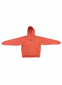 Ultra Heavyweight hoodie blood orange me41