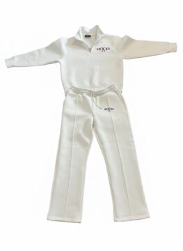 half zip sweater and pants unisex