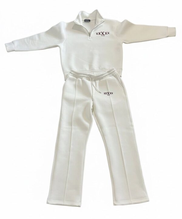 half zip sweater and pants unisex