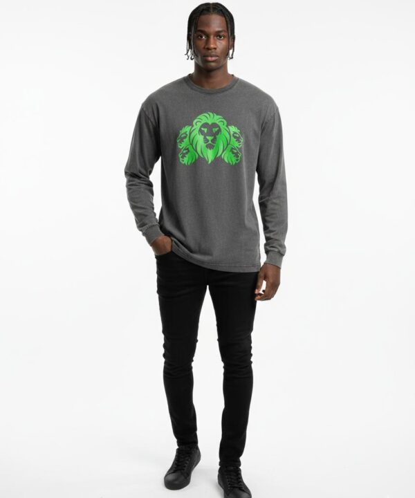 Lion Heavy Luxury Long Sleeve Tee