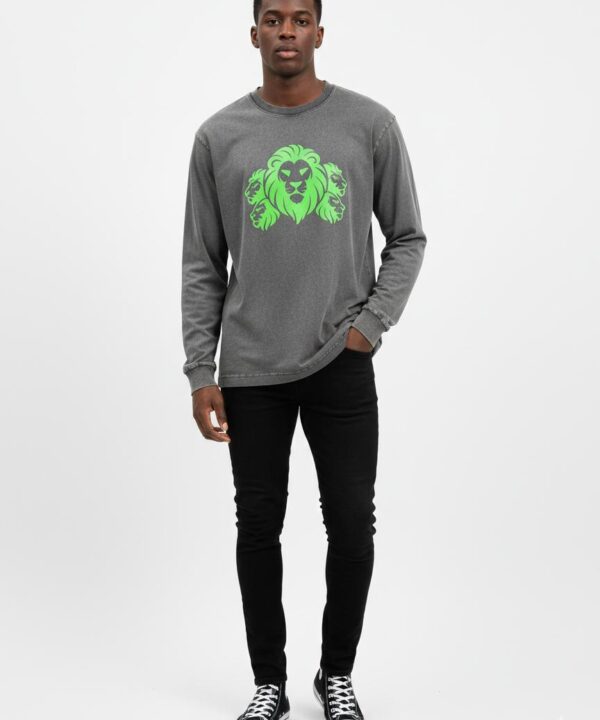 Lion Heavy Luxury Long Sleeve Tee