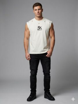 5X Sleeveless Loose Tee